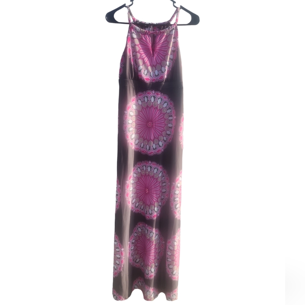 INC International Concept Key hole Halter  top maxi dress. Size S